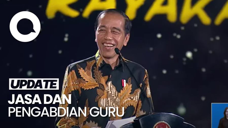 Jokowi: Saya Bisa Jadi Presiden Karena Guru