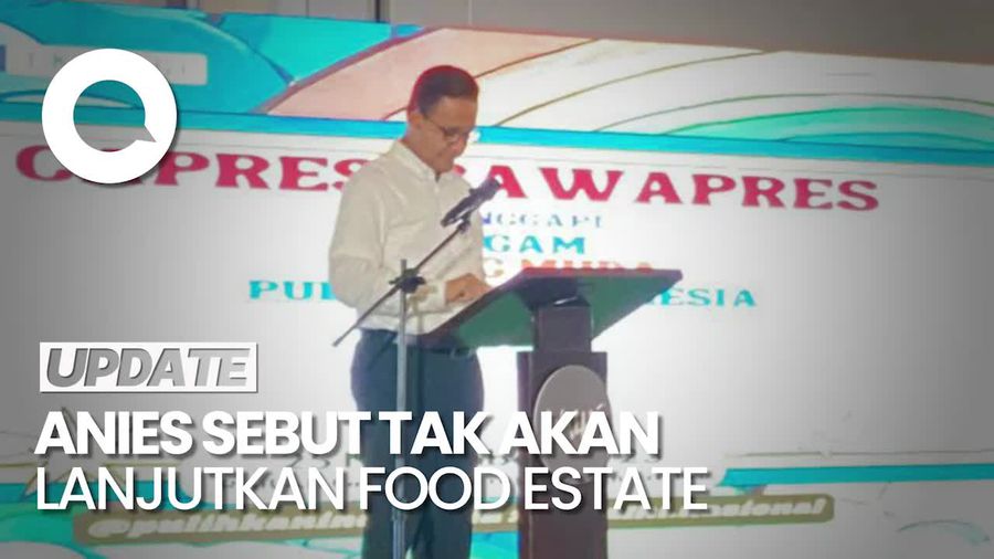 Anies: Fokus Kita Tak Akan Food Estate, Justru Contract Farming