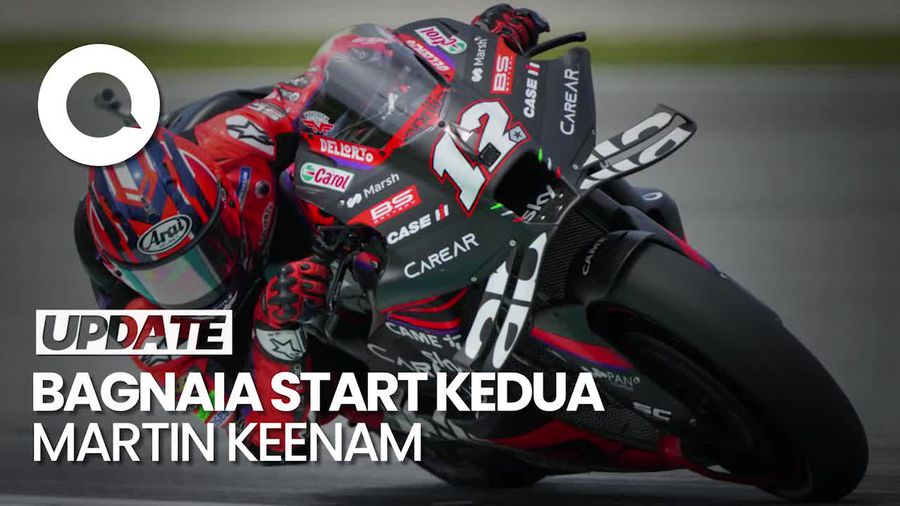 Vinales Tercepat di Kualifikasi MotoGP Valencia, Bagnaia Kedua-Martin Keenam