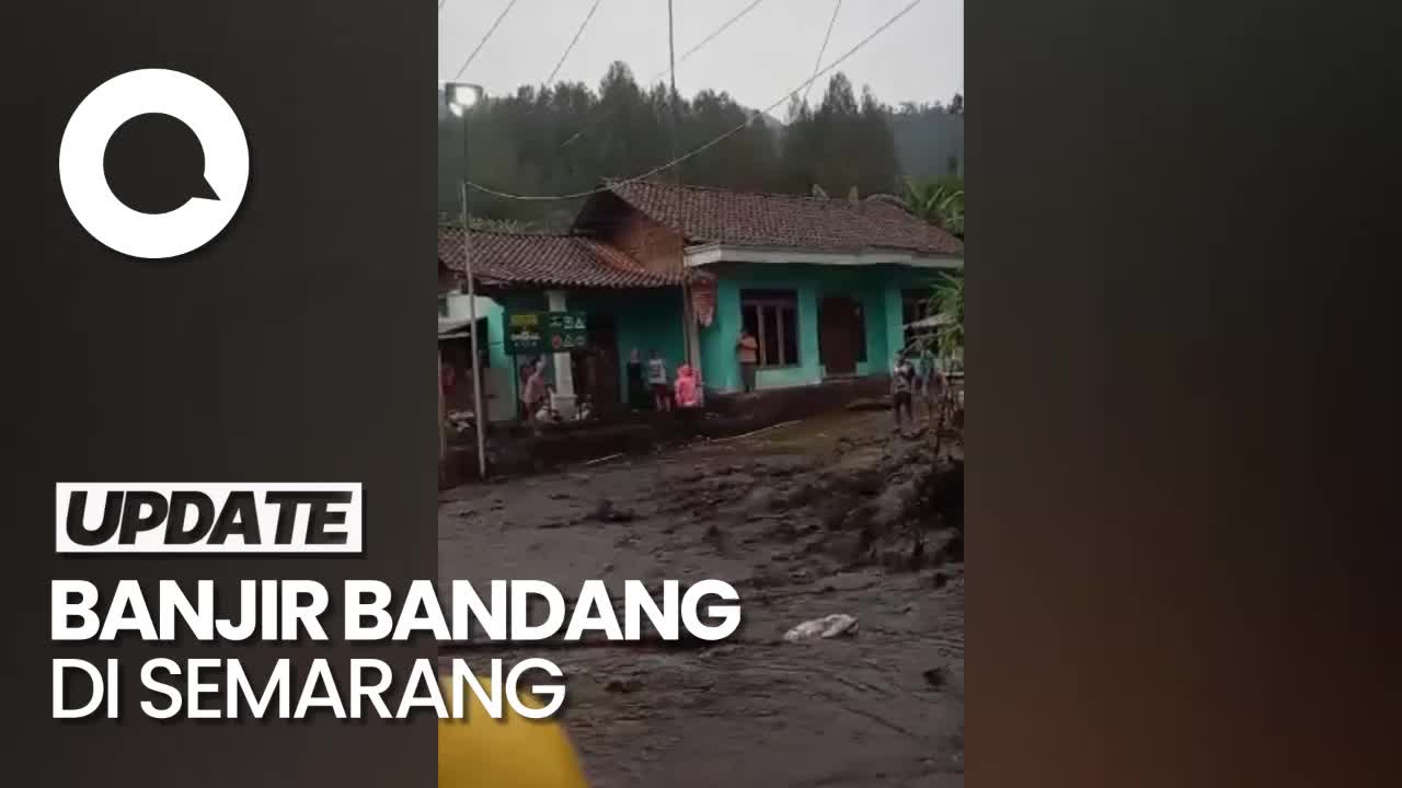 Detik-detik Banjir Bandang Di Lereng Gunung Merbabu Semarang