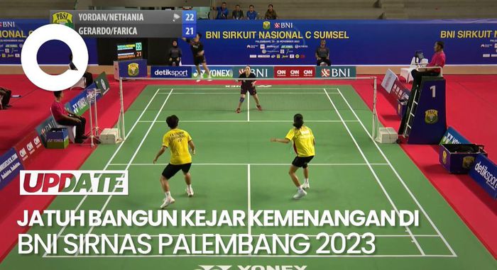 Jatuh Bangun Kejar Kemenangan di BNI Sirnas Palembang 2023
