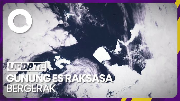 Gunung Es Raksasa Antartika Bergerak setelah 30 Tahun