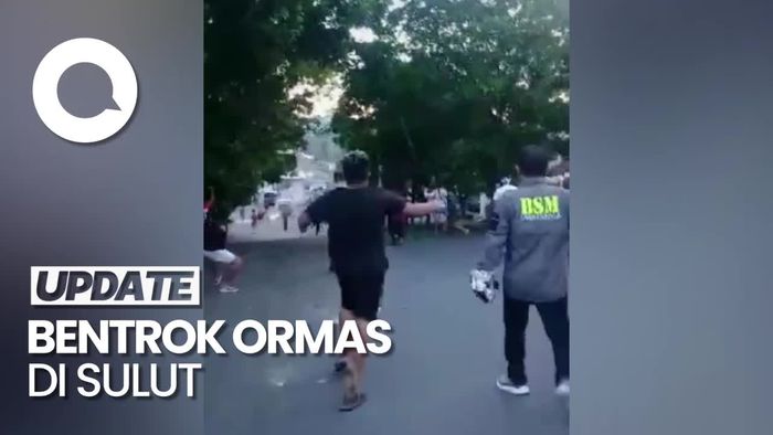 Massa Aksi Bela Palestina Bentrok dengan Ormas di Bitung Sulut