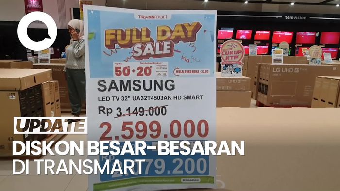Kaget Harga TV di Transmart Rp 2 Jutaan, Pengunjung: Jauh dari Harga Lama