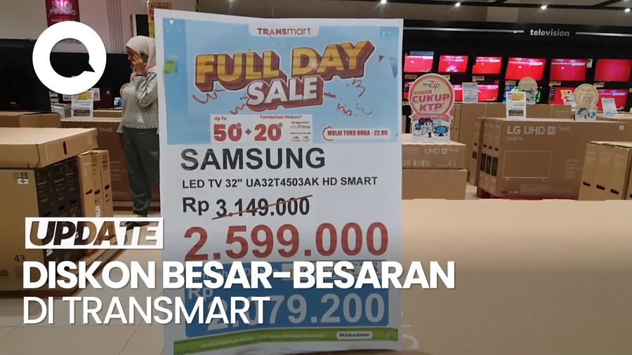 Kaget Harga TV di Transmart Rp 2 Jutaan, Pengunjung: Jauh dari Harga Lama