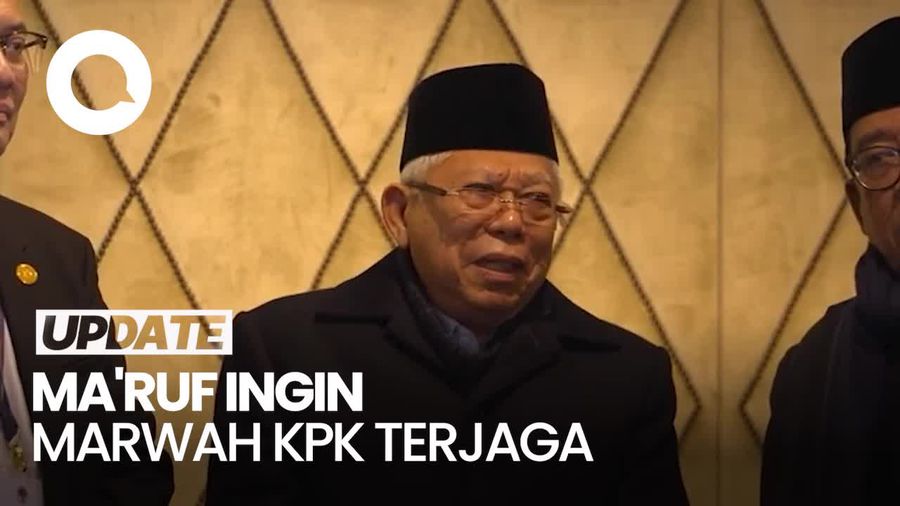 Harapan Wapres Maruf untuk Ketua KPK Pengganti Firli Bahuri