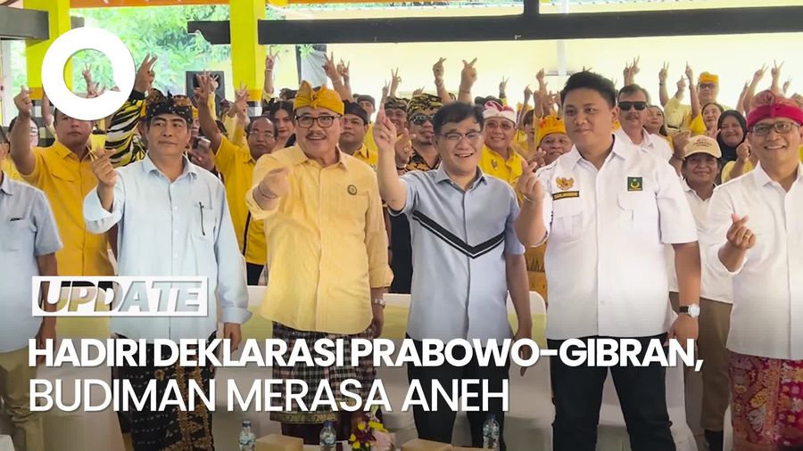 Budiman Merasa Aneh Hadiri Deklarasi Dukungan Prabowo-Gibran
