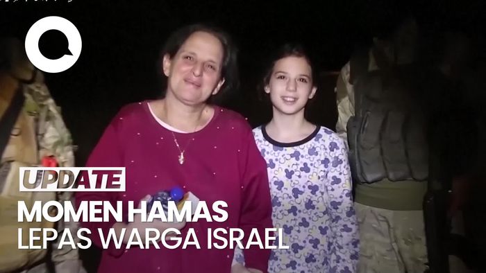 Senyum dan Jempol dari Para Sandera yang Dibebaskan Hamas
