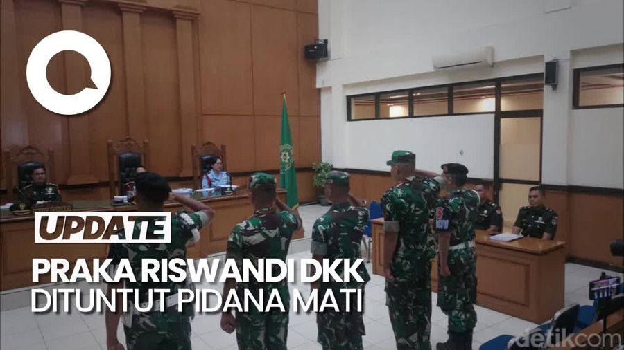 Hal Memberatkan Tuntutan Praka Riswandi dkk: Perbuatannya Tergolong Sadis