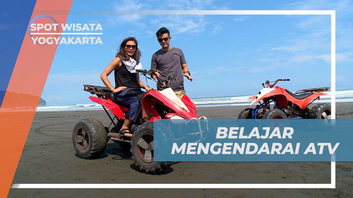 Belajar Mengendarai ATV di Tepi Pantai Parangtritis, Yogyakarta