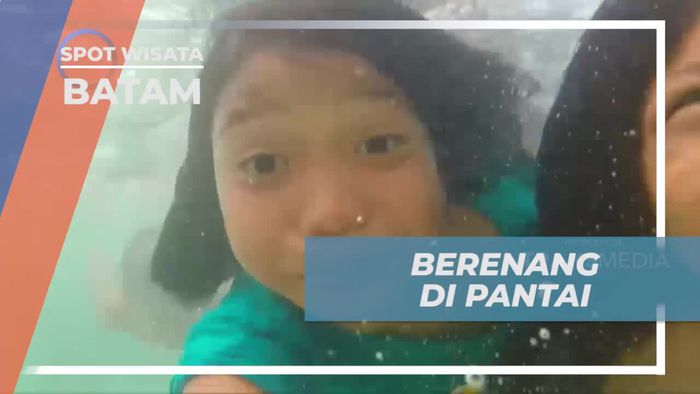 Berenang Seru Bersama Anak-anak di Pulau Ranoh Batam