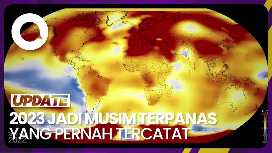 Melihat Perubahan Iklim 1880-2023 dalam Mesin Waktu NASA 