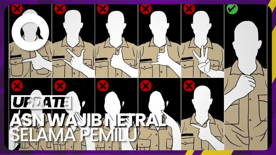 Gaya Foto ASN yang Dilarang Selama Pemilu