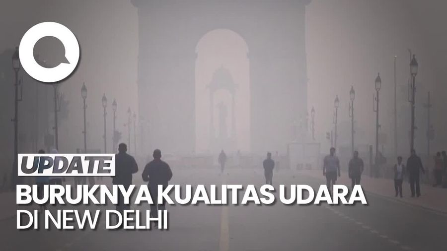 Polusi di Ibu Kota India Memburuk, Warga Keluhkan Sakit Tenggorokan-Mata