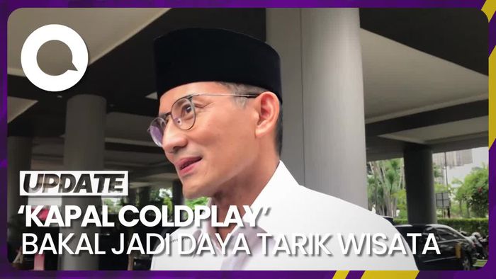 Menparekraf Ungkap Potensi Kapal Coldplay Jadi Objek Wisata Baru