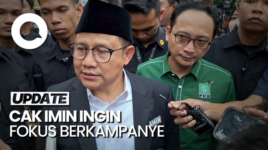 Fokus Kampanye, Cak Imin Cuti dari DPR Mulai Besok 