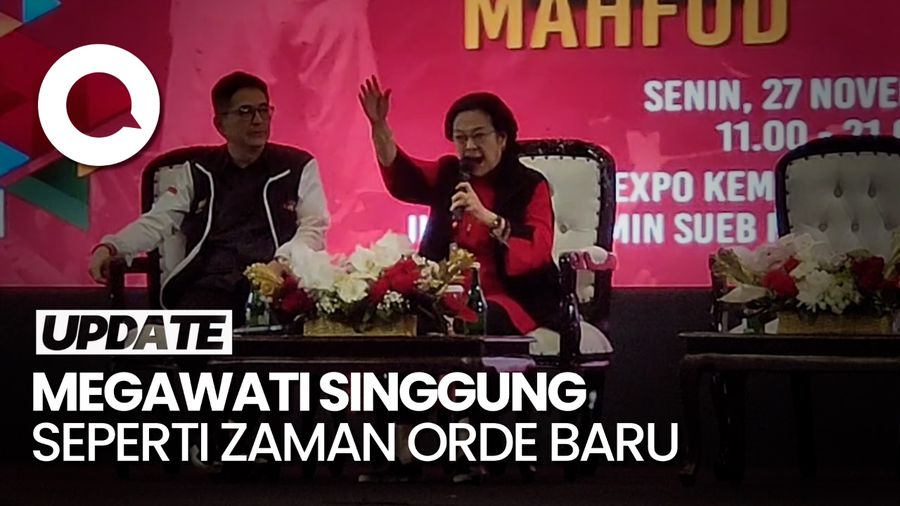 Megawati Singgung Pihak yang Ingin Bertindak Seperti Zaman Orde Baru