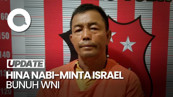 Pria Hina Nabi Muhammad-Minta Israel Bantai WNI di Gaza Ditangkap