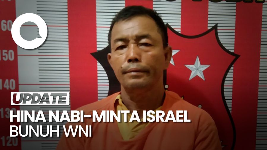 Pria Hina Nabi Muhammad-Minta Israel Bantai WNI di Gaza Ditangkap