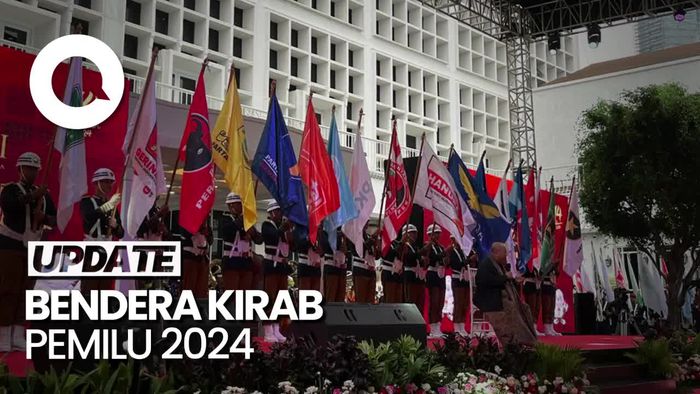 KPU Raih Rekor MURI Kirab Bendera Pemilu Melalui Daerah Terbanyak