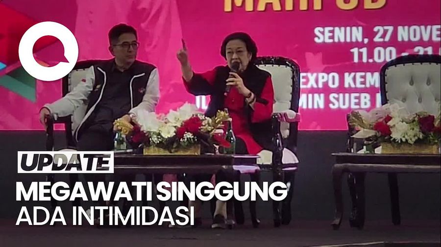 Saat Megawati Singgung Adanya Intimidasi Jelang Pemilu 2024