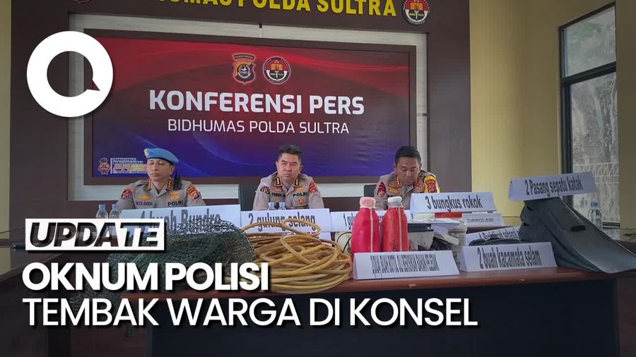 Propam Polda Sultra Tahan 2 Oknum Polisi yang Tembak Warga di Konsel 