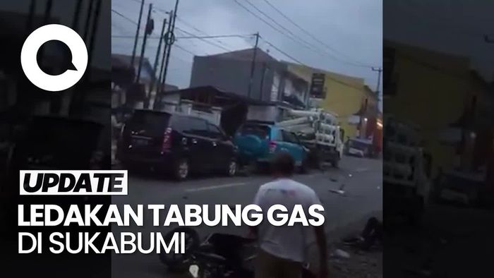 Tabung Gas di Atas Truk Meledak di Sukabumi, 2 Orang Tewas