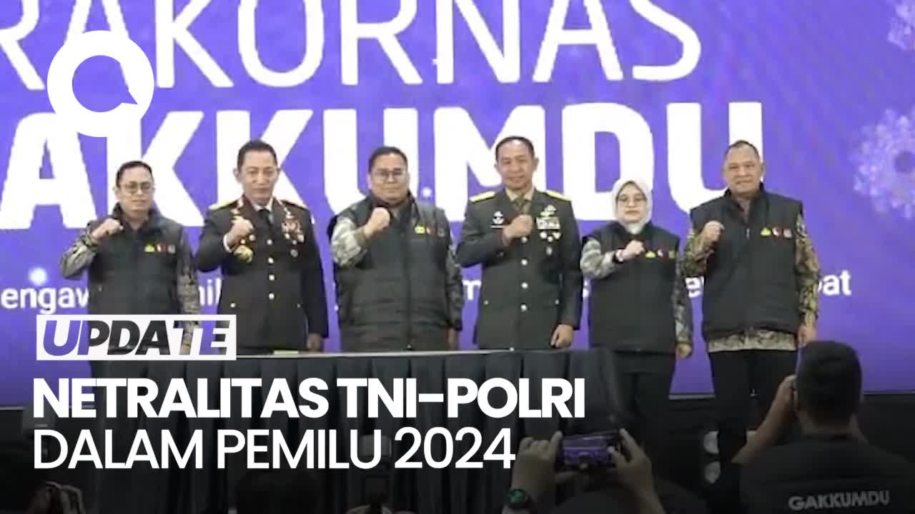 TNI-Polri Nyatakan Komitmen Netralitas Penyelenggaraan Pemilu 2024