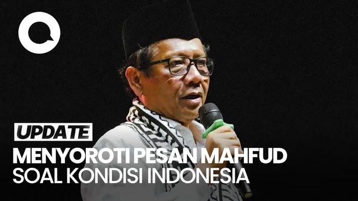 Mahfud Sebut Indonesia Sedang Tidak Baik-baik Saja, Bos PPI: Pesan Politik