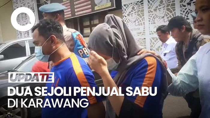 Jadi Bandar Sabu, Dua Sejoli di Karawang Ditangkap Polisi