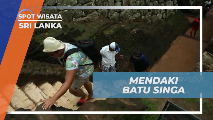 Mendaki Ribuan Anak Tangga Menuju Puncak Lion Rock, Sri Lanka