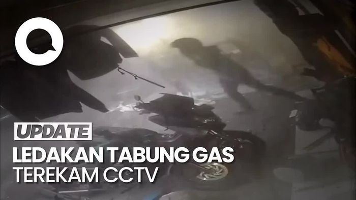 Rekaman CCTV Detik-detik Ledakan Gas Menewaskan 2 Orang di Sukabumi