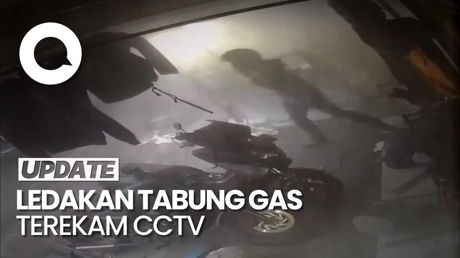 Rekaman CCTV Detik-detik Ledakan Gas Menewaskan 2 Orang di Sukabumi