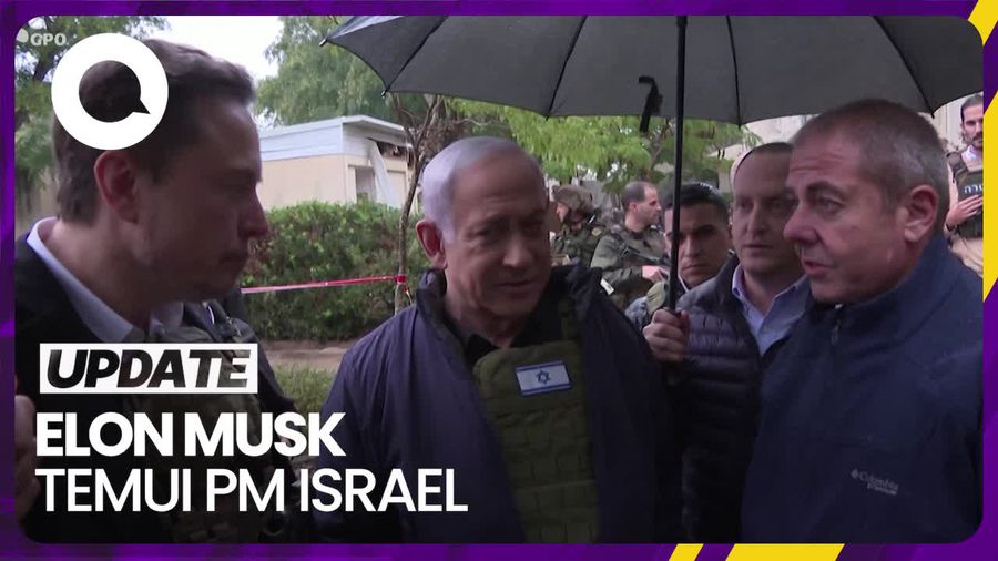 Temui PM Israel, Elon Musk Beri Bantuan Starlink di Jalur Gaza