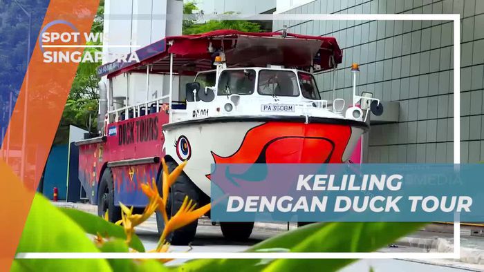 Duck Tour, Kendaraan Amfibi di Singapura 