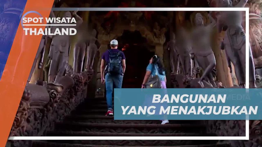 Melihat Dari Dekat Ukiran Bersejarah di The Sanctuary of Truth Thailand 