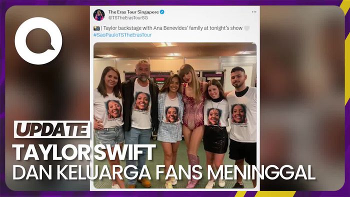 Potret Taylor Swift dengan Keluarga Fans Meninggal di Konser Rio de Janeiro