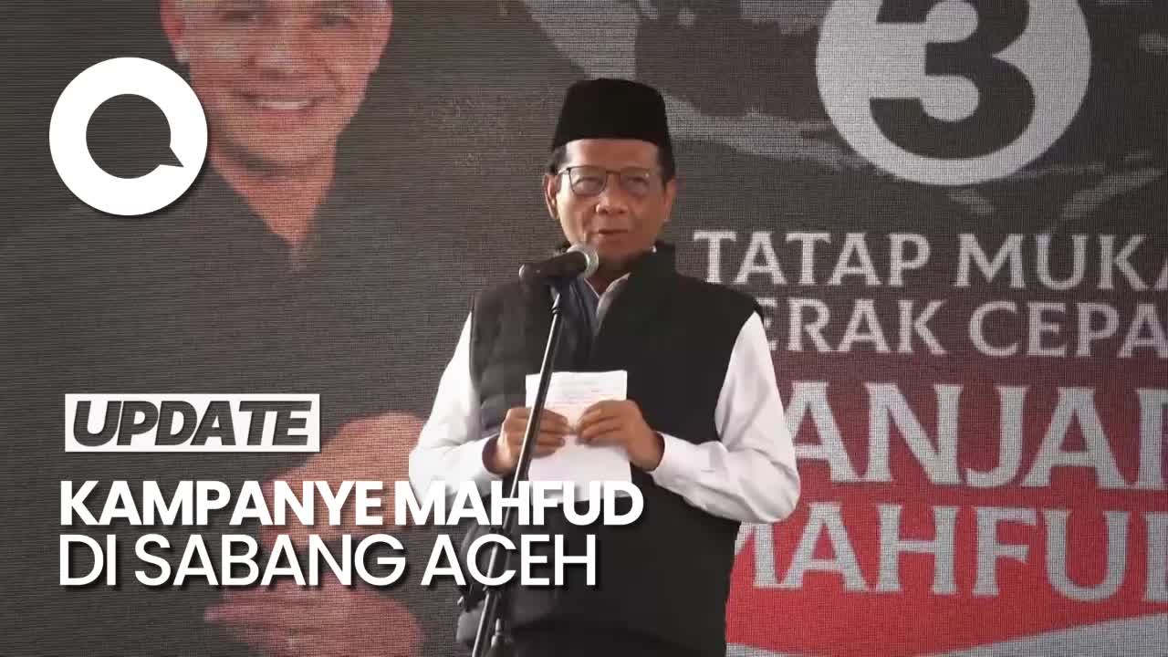 Mahfud Kampanye Ke Aceh, Singgung Soal Zaman Penjajahan