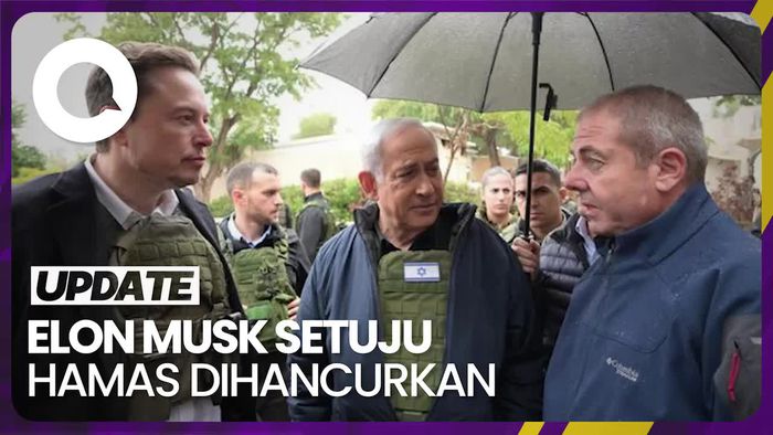 Elon Musk Setuju Israel Hancurkan Hamas