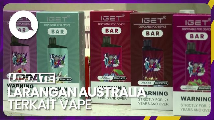 Australia Bakal Larang Impor Vape Sekali Pakai Awal 2024