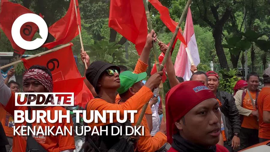 Demo Tolak UMP DKI Rp 5,06 Juta, Buruh Tuntut Kenaikan 15%