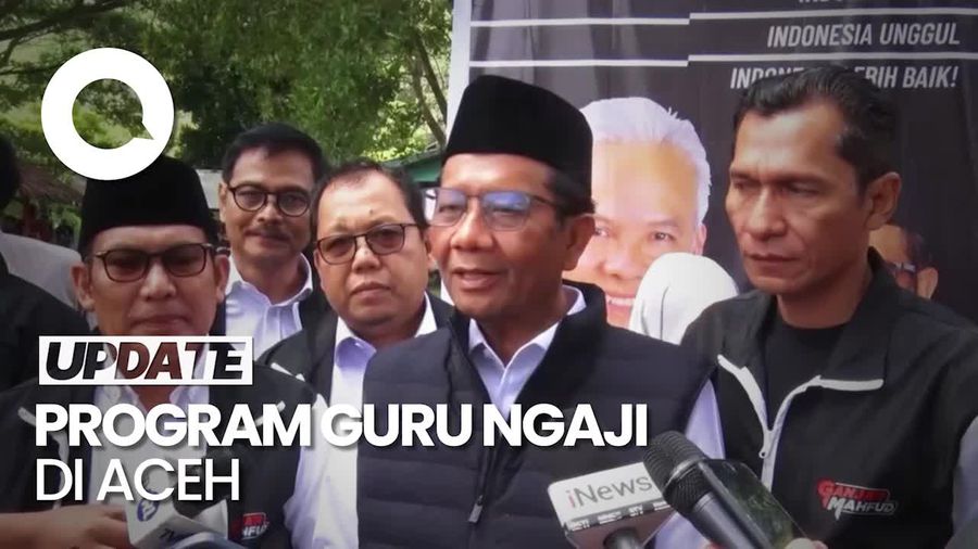 Ganjar-Mahfud Janji Beri Perhatian Khusus ke Guru Ngaji di Aceh