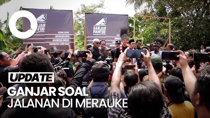 Ganjar Lihat Jalan di Merauke Sebagian Belum Bagus: Harus Dituntaskan