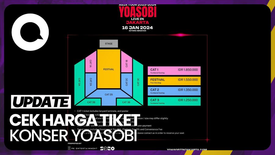 Ini Harga Tiket Konser YOASOBI di Jakarta