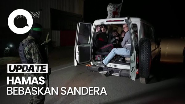 Momen Hamas Bebaskan Sandera saat Gencatan Senjata