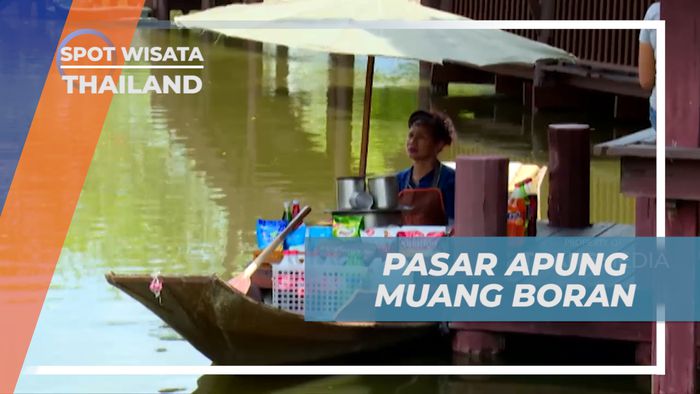 Berburu Jajanan Khas Negeri Gajah Putih di Pasar Apung Muang Boran, Thailand