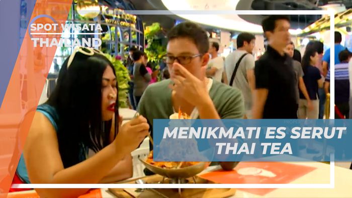 Menikmati Manis Legit Es Serut Thai Tea Pelepas Dahaga, Thailand