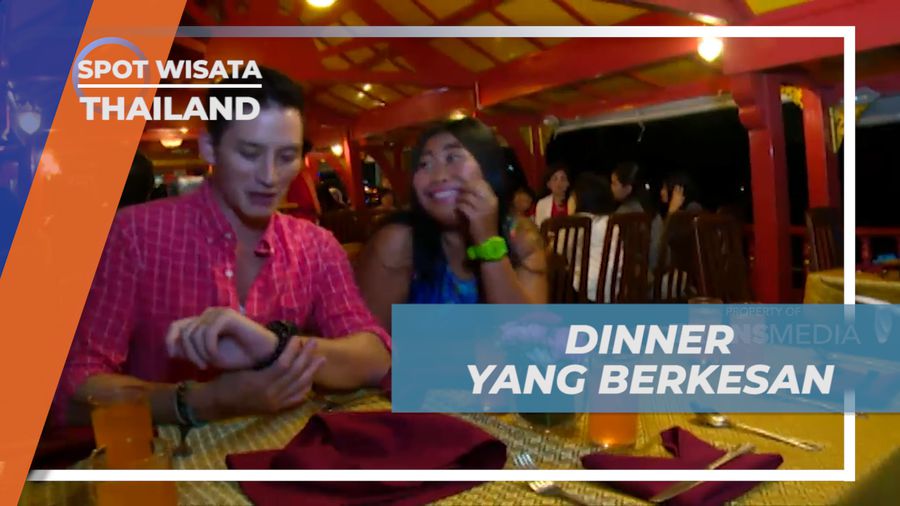 Habiskan Malam, Menikmati Dinner Romantis di Atas Sungai Chao Phraya, Thailand