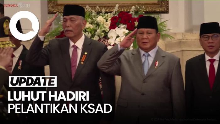 Luhut Ternyata Sudah di Jakarta, Hadiri Pelantikan KSAD