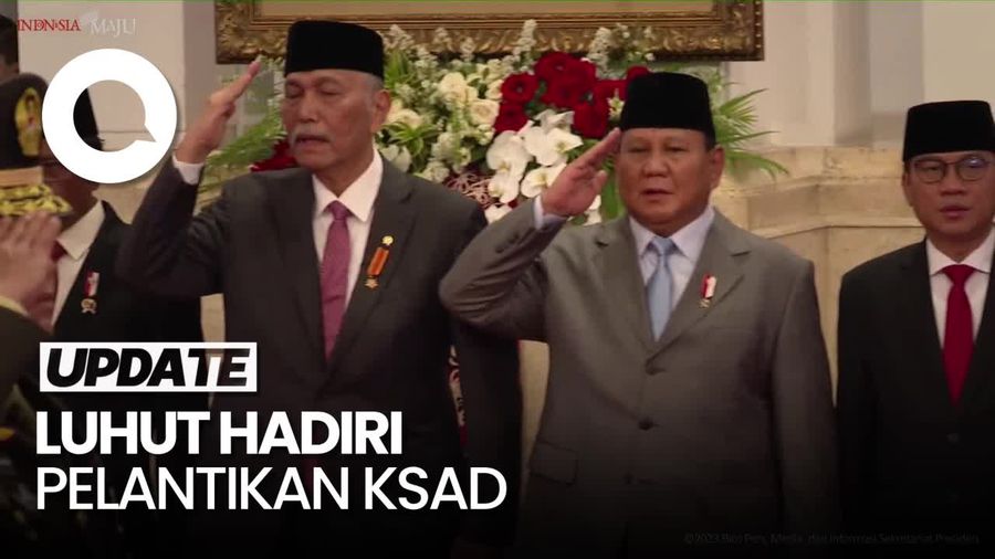 Luhut Ternyata Sudah di Jakarta, Hadiri Pelantikan KSAD